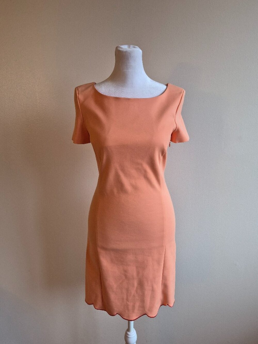 Patrizia Pepe Peach Color Short Dress Size 42/ M
